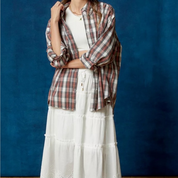 BDG By Urban Outfitters Dad Button Down Plaid NWT - Picture 3 of 7